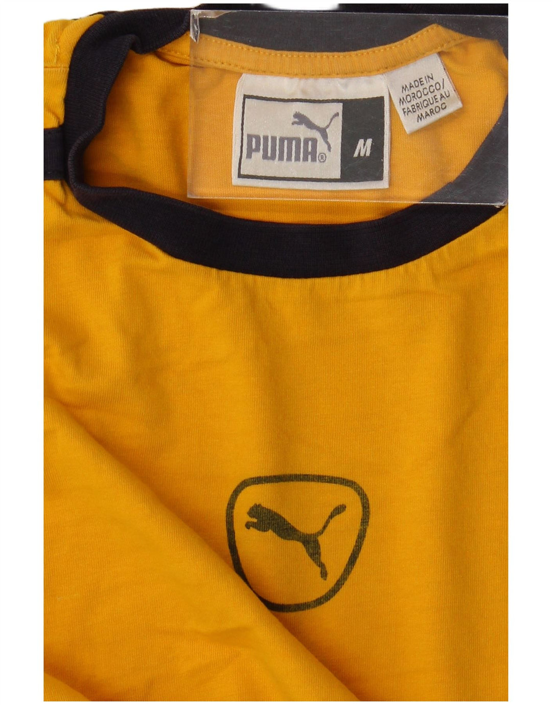 Puma Camiseta Masculina Top Amarelo Médio