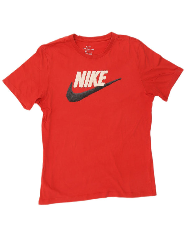 Camiseta Nike masculina gráfica Top médio vermelho