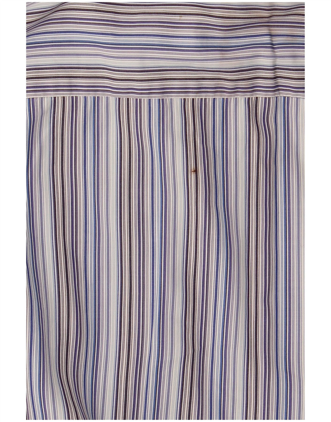 Camisa masculina Hugo Boss tamanho 42 16 1/2 grande listrada azul