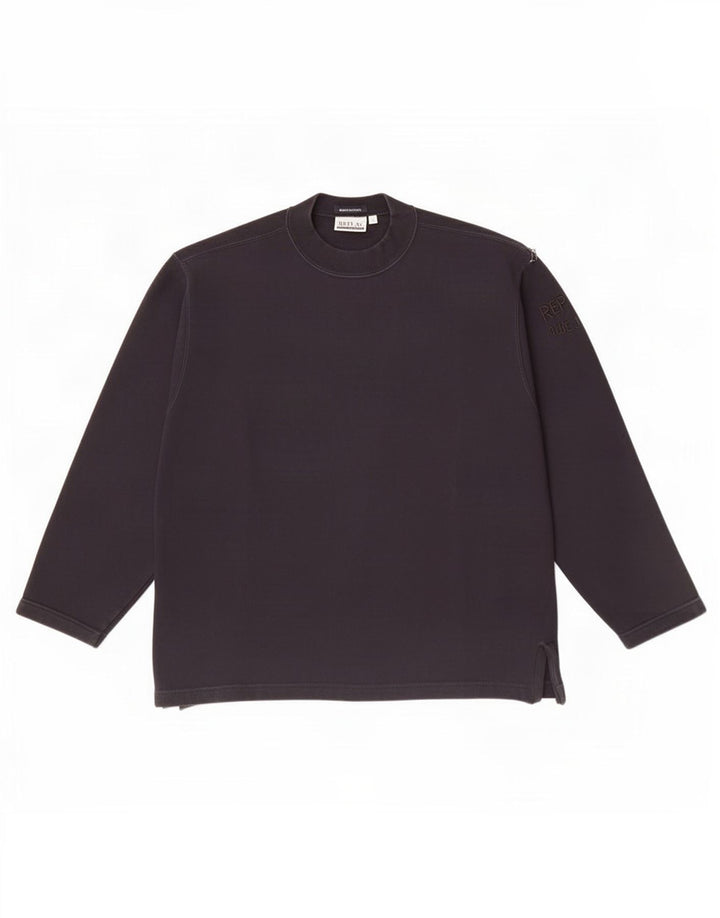 Replay moletom feminino jumper UK 14 médio azul marinho