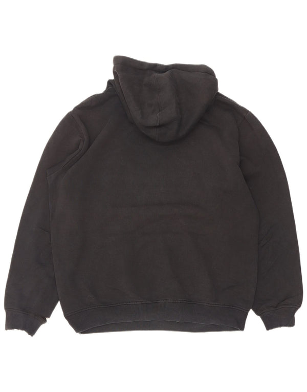 Adidas masculino gráfico moletom com capuz pequeno algodão preto