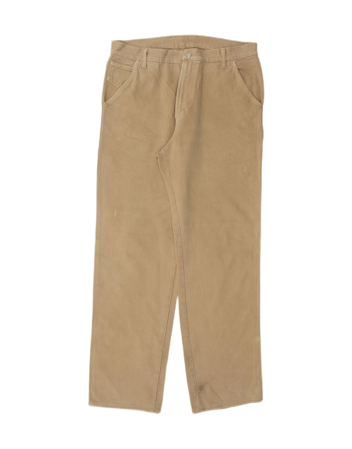 Calça cargo masculina CARRERA reta IT 54 2XL W38 L33 algodão bege