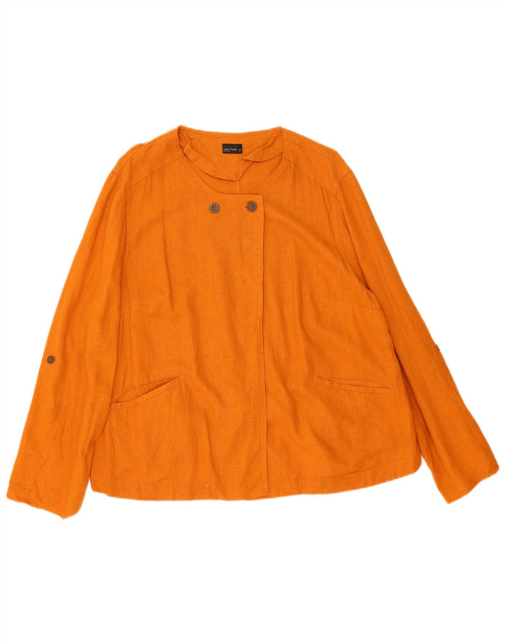 Blusa feminina clássica LAURA TORELLI IT 48 XL laranja