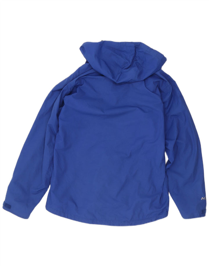 Jaqueta de chuva masculina Berghaus com capuz UK 40 grande poliamida azul