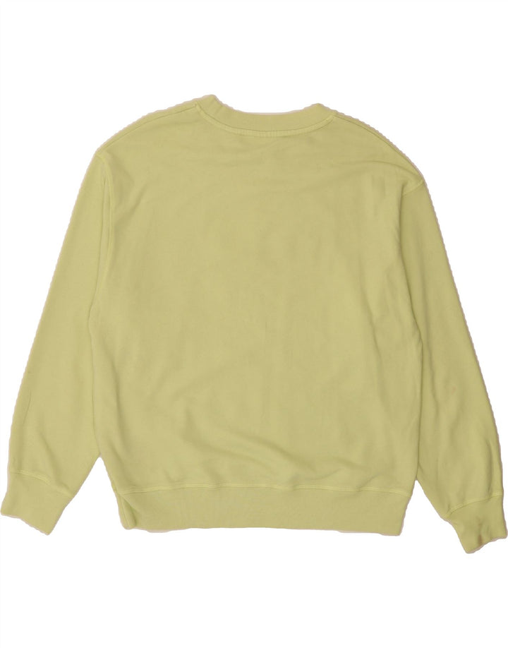 LEVI'S Womens Graphic Sweatshirt Jumper UK 16 Large Green Cotton Vintage Levi's and Second-Hand Levi's from Messina Hembry 