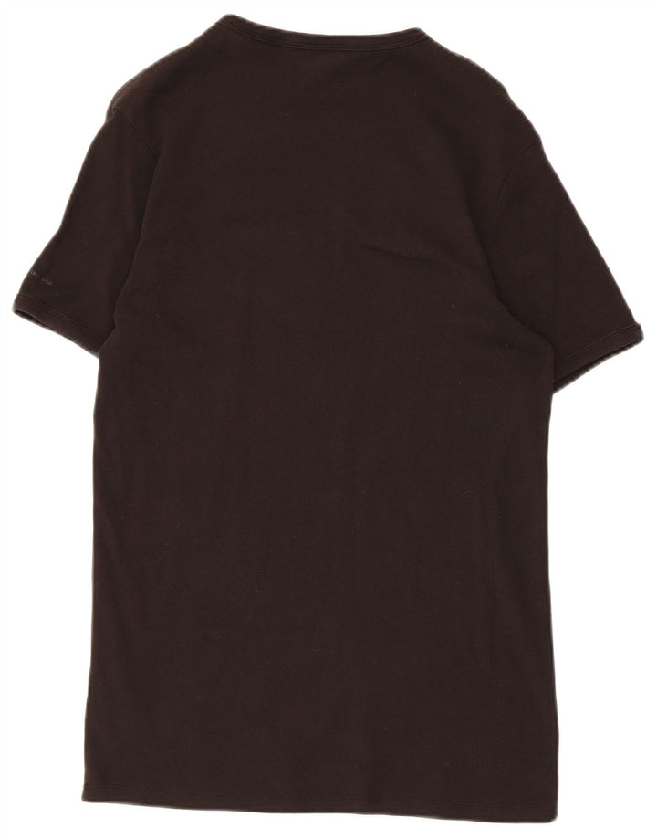 Camiseta masculina G-Star Top médio algodão preto