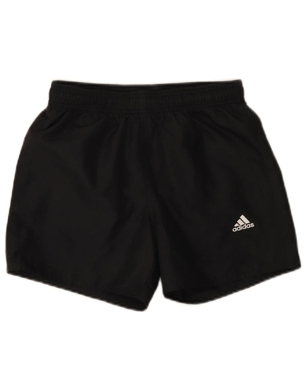 Shorts esportivos masculinos Adidas 11-12 anos preto poliéster esportivo