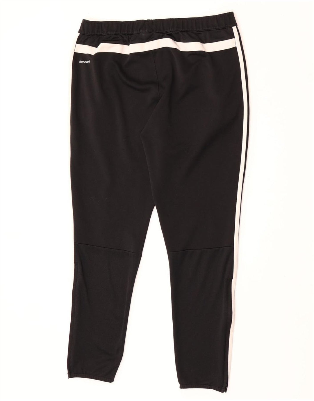 ADIDAS Mens Climacool Calças de treino Joggers grandes pretos Colourblock