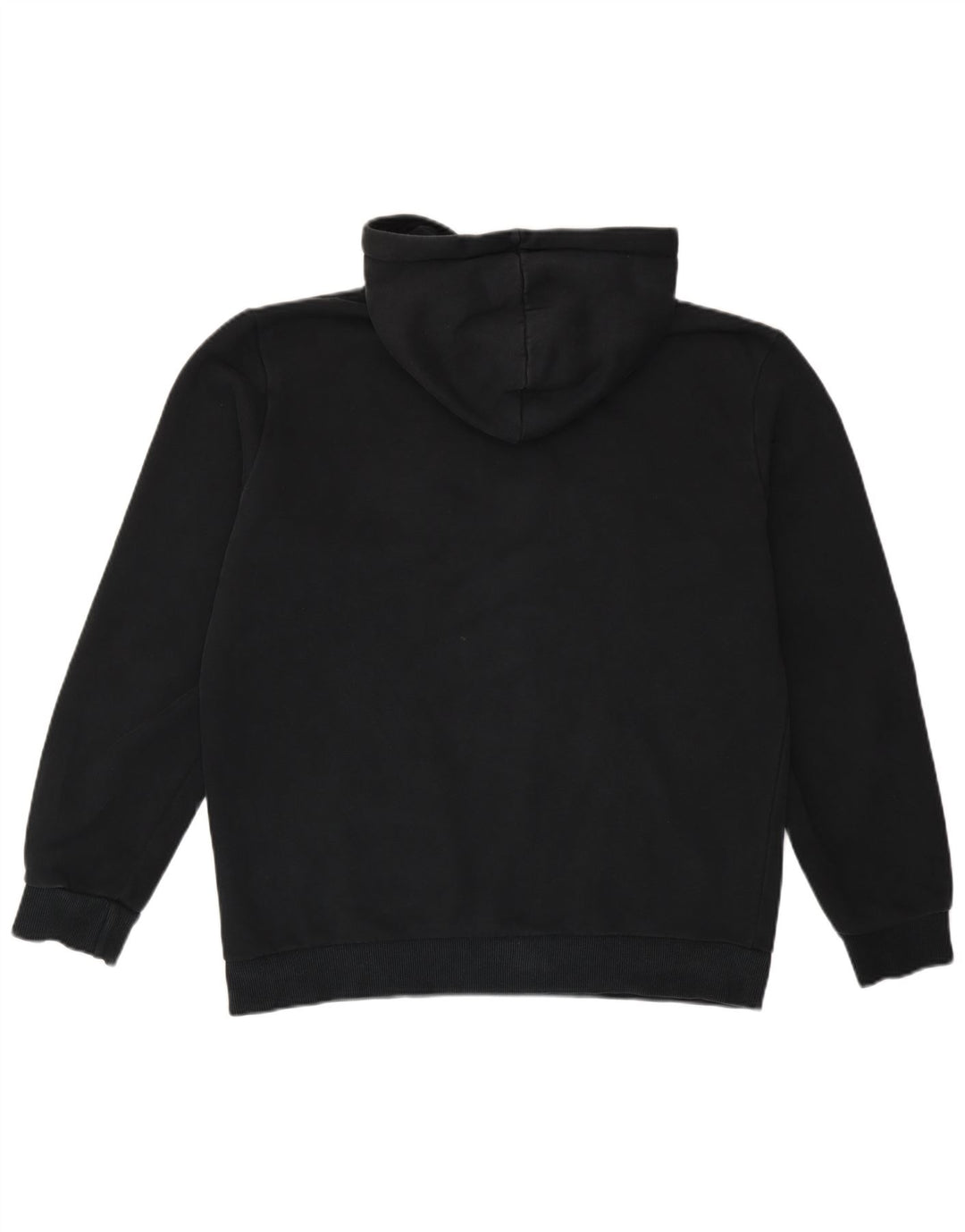 Puma masculino gráfico moletom com capuz médio algodão preto