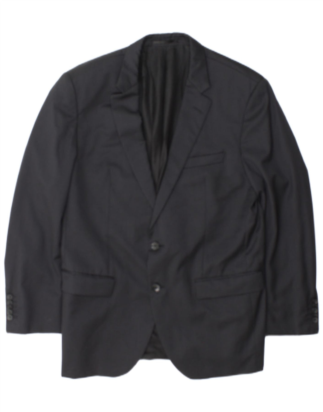 Jaqueta Blazer Masculina Hugo Boss Tailored 2 Botões EU 52 XL Riscas Cinza