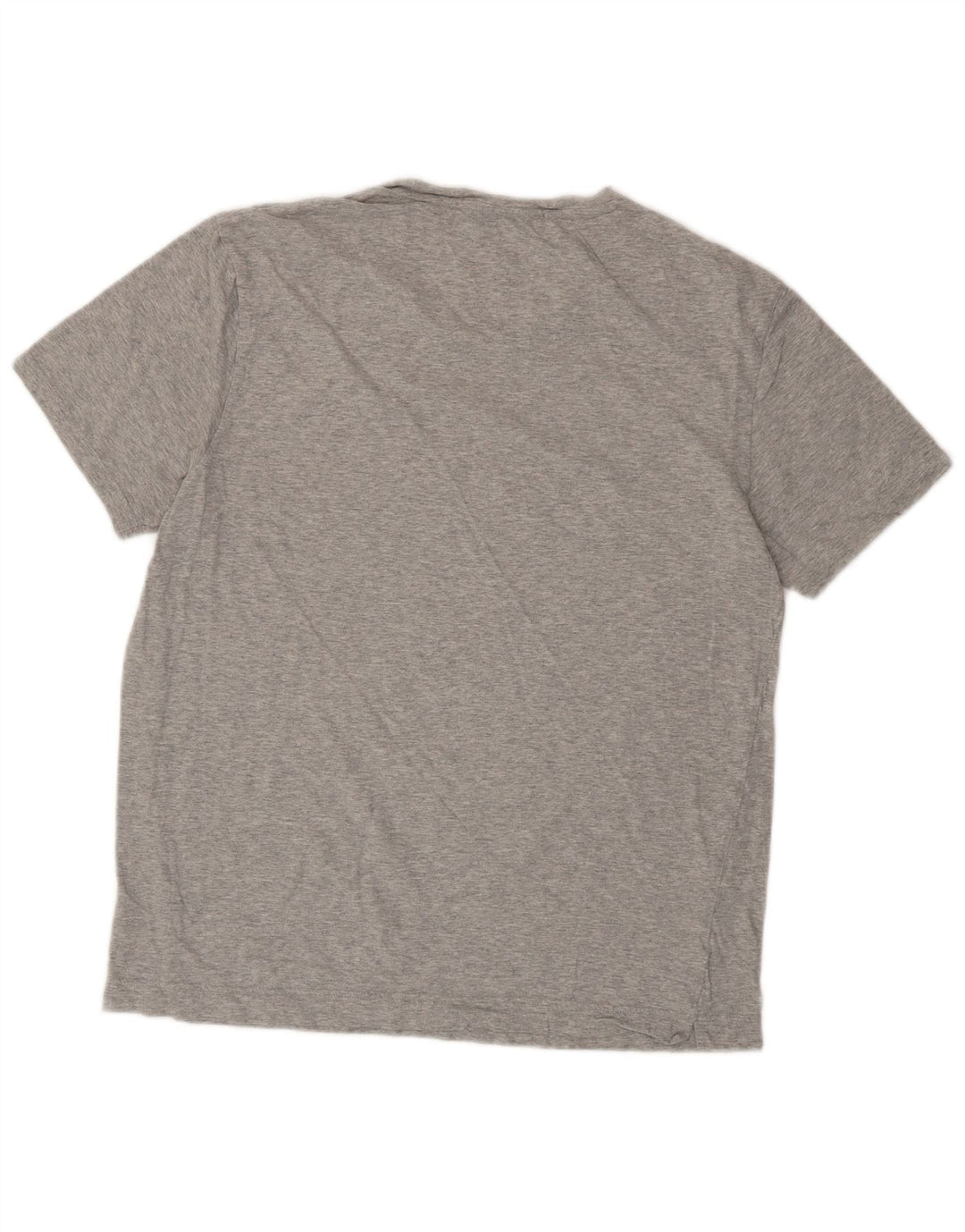 Camiseta masculina ADIDAS grande algodão cinza