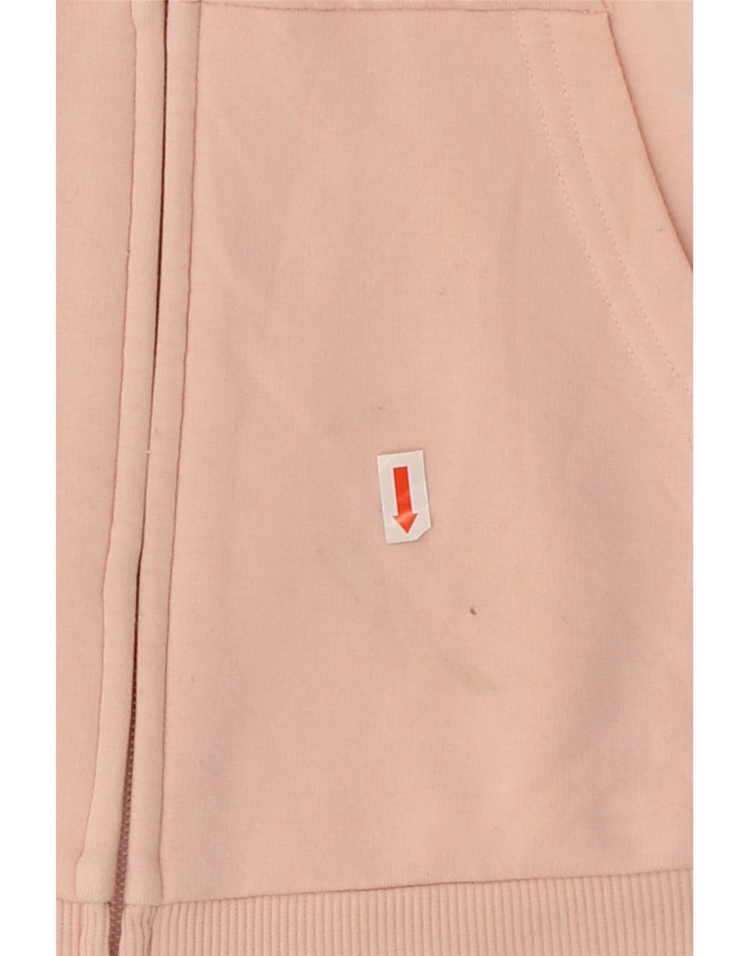 EDDIE BAUER Womens Zip Hoodie Sweater UK 12 Medium Pink Cotton Vintage Eddie Bauer and Second-Hand Eddie Bauer from Messina Hembry 