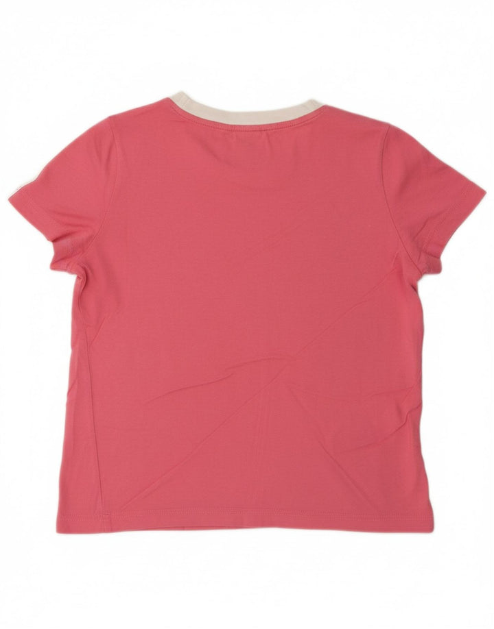 Camiseta Adidas Menina 11-12 Anos Algodão Rosa