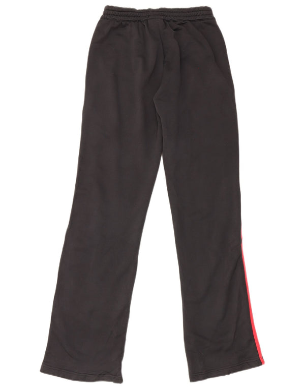 Calças de treino femininas Adidas UK 10 poliéster cinza pequeno