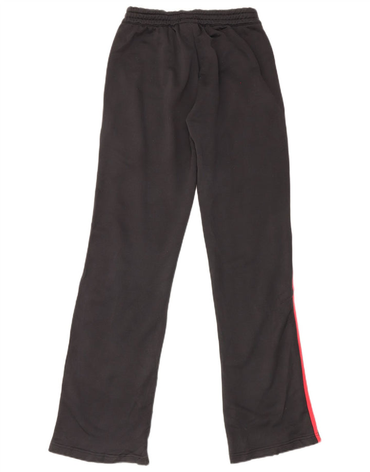 Calças de treino femininas Adidas UK 10 poliéster cinza pequeno