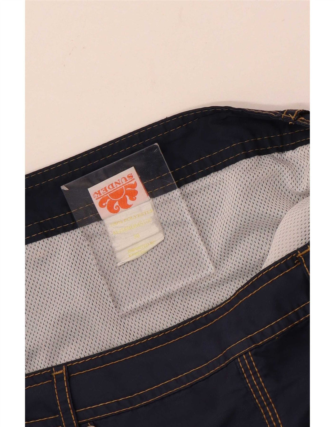 Shorts de natação masculino Sundek médio azul marinho poliéster