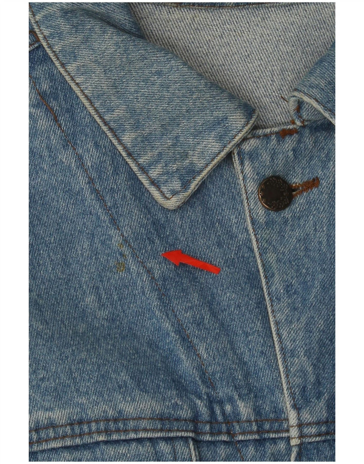 Jaqueta jeans masculina VINTAGE UK 42 XL azul