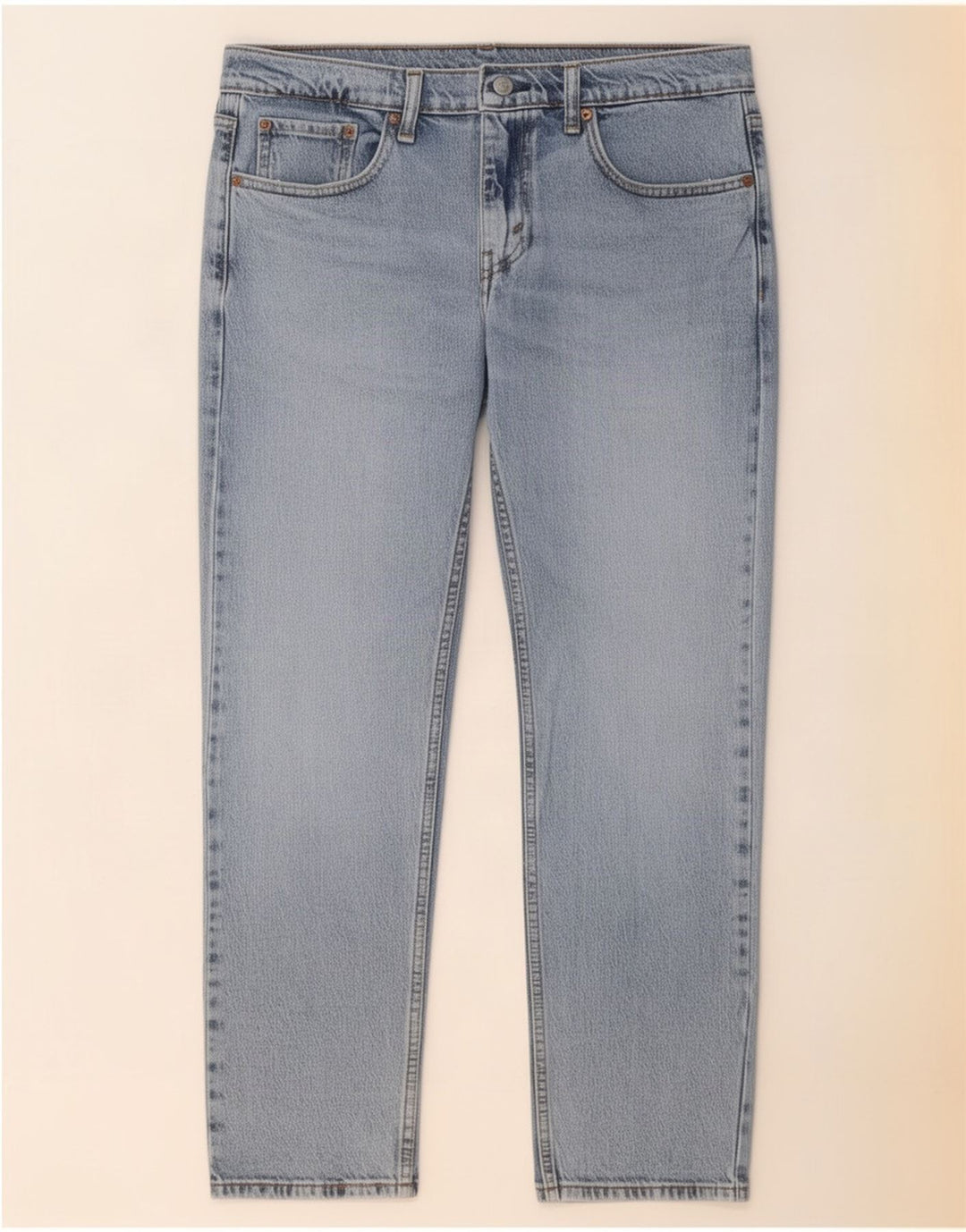 Levi's Masculino 502 Tapered Jeans W32 L30 Azul Algodão
