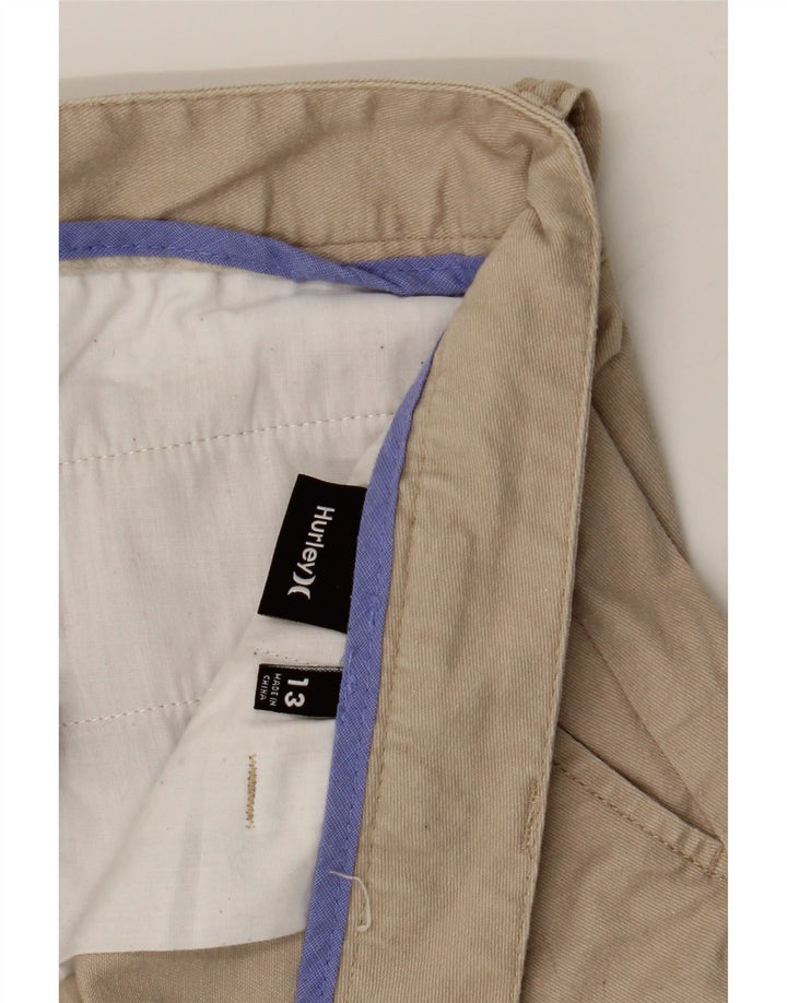 HURLEY Womens Chino Shorts US 13 Large W34  Beige Cotton Vintage Hurley and Second-Hand Hurley from Messina Hembry 
