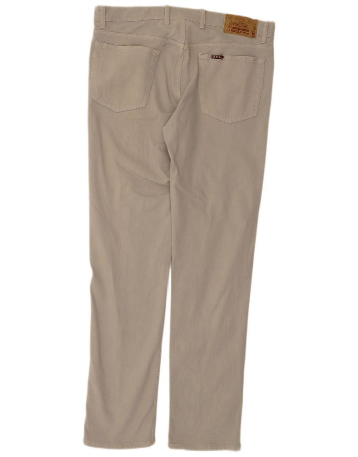 Calça jeans feminina CARRERA 700 regular reta W38 L34 algodão cinza
