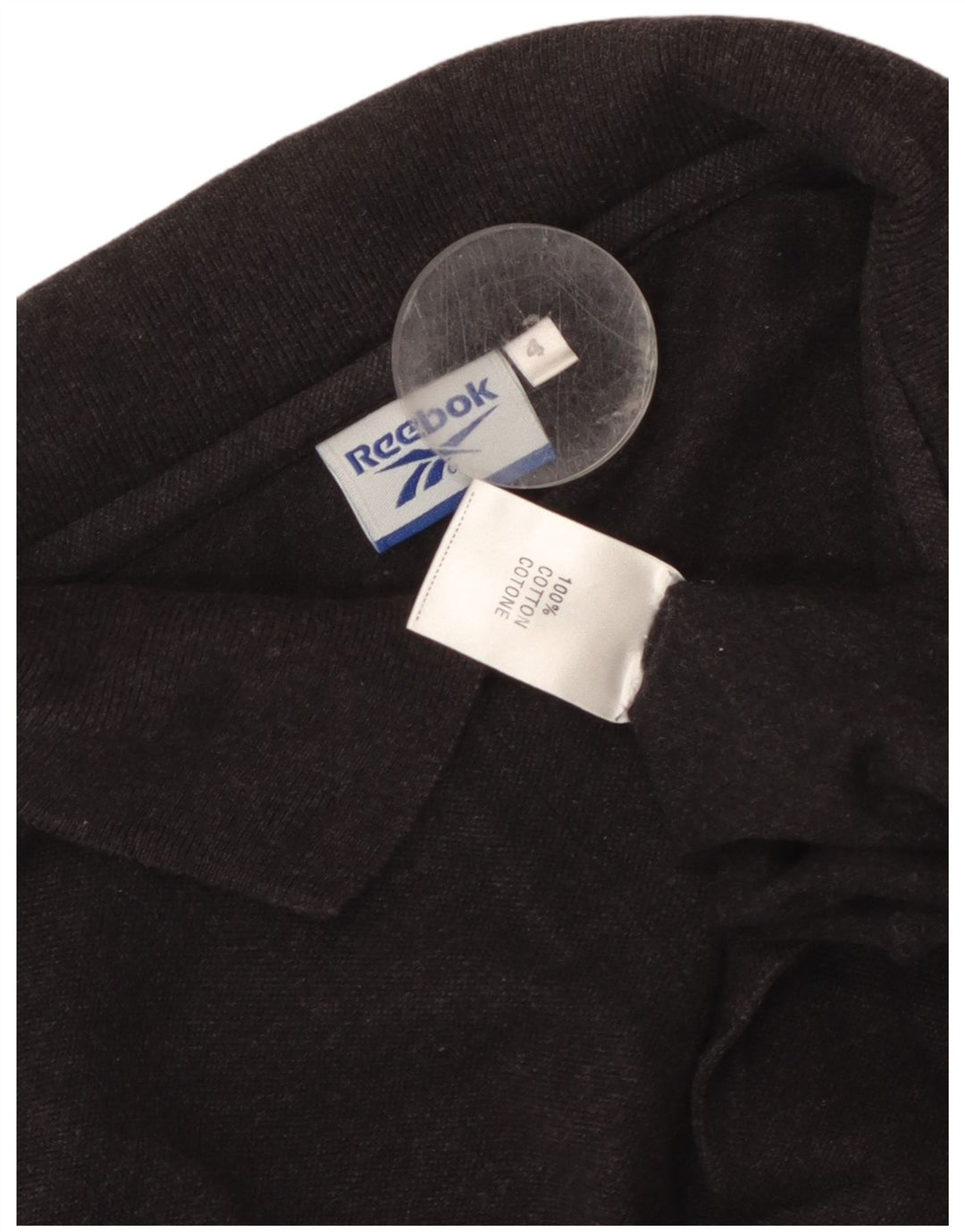 Camisa polo masculina Reebok XL algodão preto
