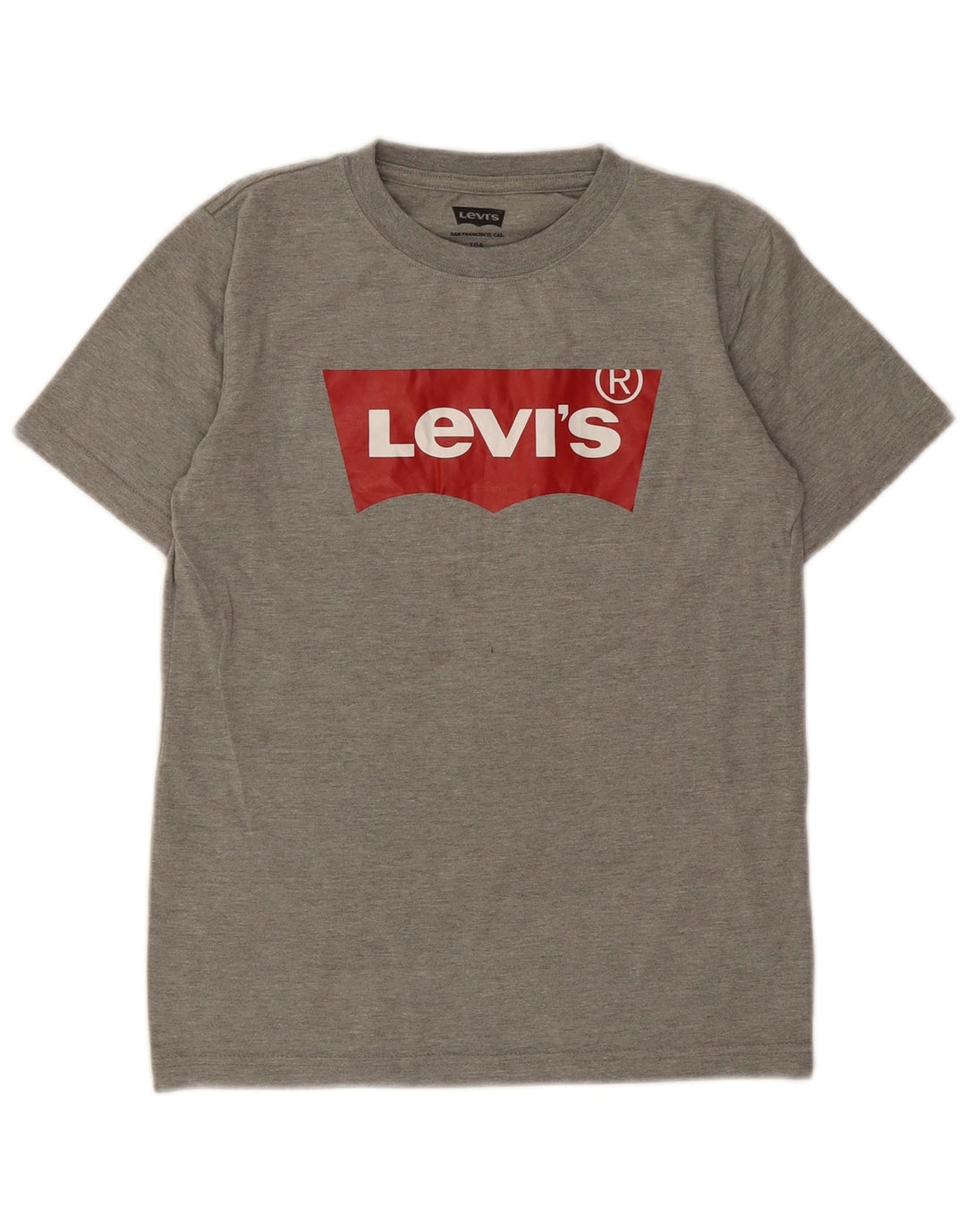 Camiseta gráfica LEVI'S Boys 9-10 anos cinza