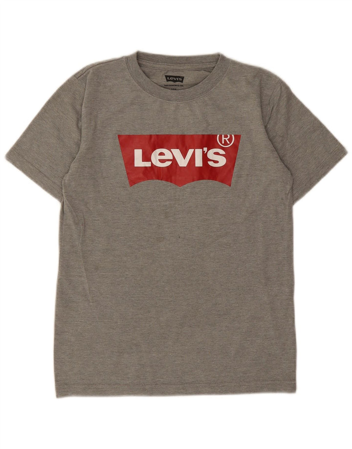 Camiseta gráfica LEVI'S Boys 9-10 anos cinza