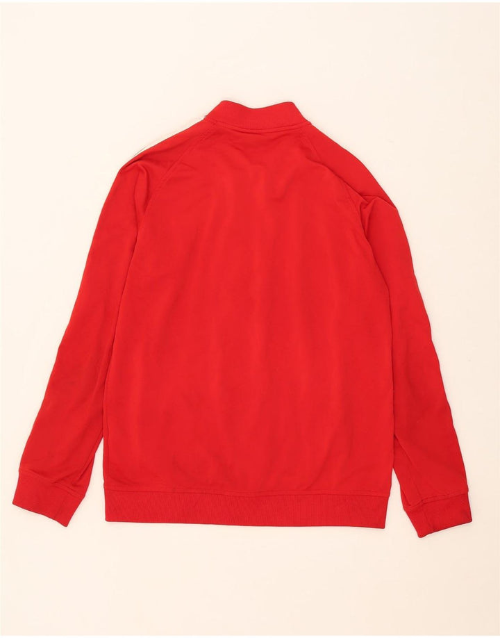 ADIDAS Mens Tracksuit Top Jacket Grande Poliéster Vermelho