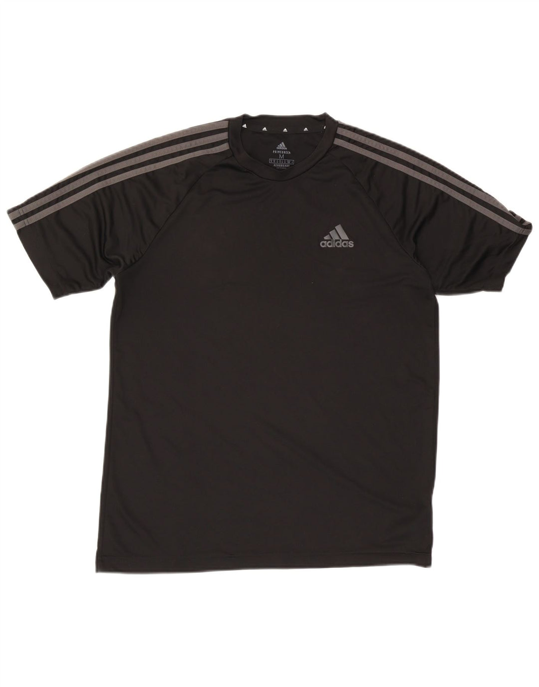 Adidas Mens Aeroready Camiseta Top Médio Poliéster Preto
