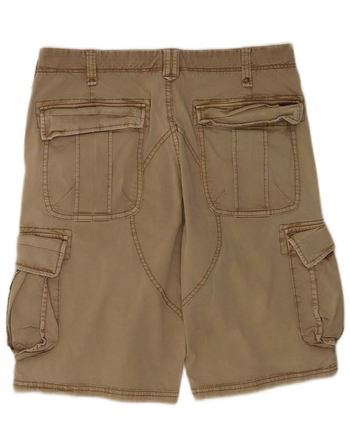 Shorts cargo masculino Blauer W33 algodão bege médio