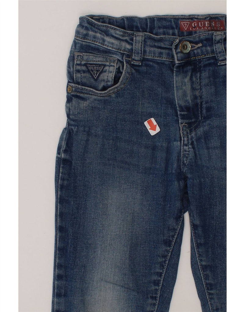 GUESS Girls Slim Jeans 4-5 Years W21 L18 Blue Cotton Vintage Guess and Second-Hand Guess from Messina Hembry 