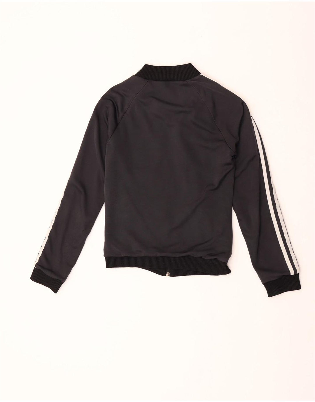 Adidas Womens Tracksuit Top Jacket EU 34 XS Preto Nylon