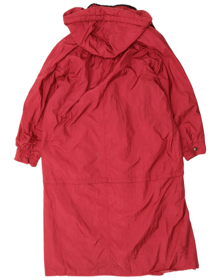 Capa de chuva feminina com capuz VALMELINE UK 20 2XL vermelha
