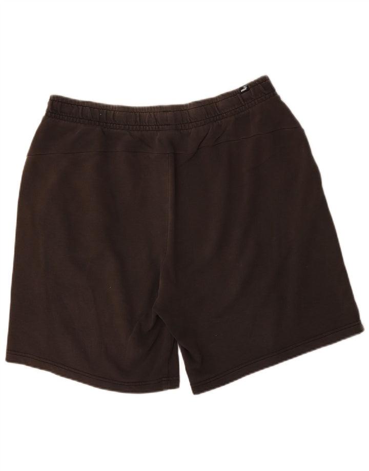 Shorts esportivos masculinos Puma XL preto algodão
