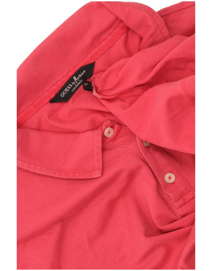 Camisa polo masculina Guess By Marciano grande rosa