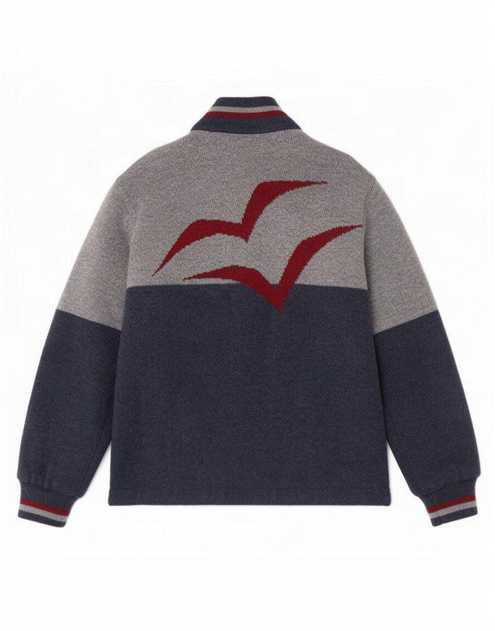 Jaqueta masculina gráfica reversível Colmar IT 52 XL azul marinho Colourblock