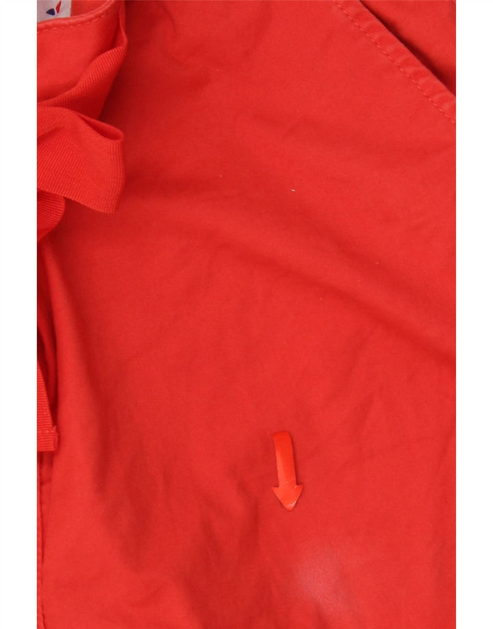 Shorts Chino feminino de ajuste regular da Dack IT 46 grande W34 algodão vermelho