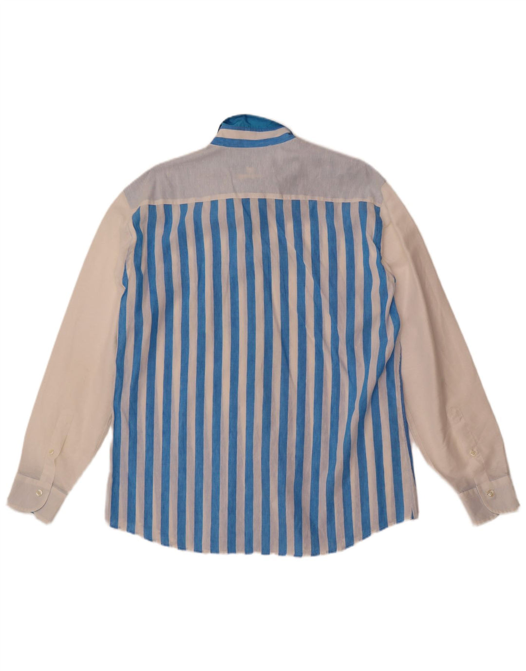 Camisa masculina Caporiccio XL linho listrado azul