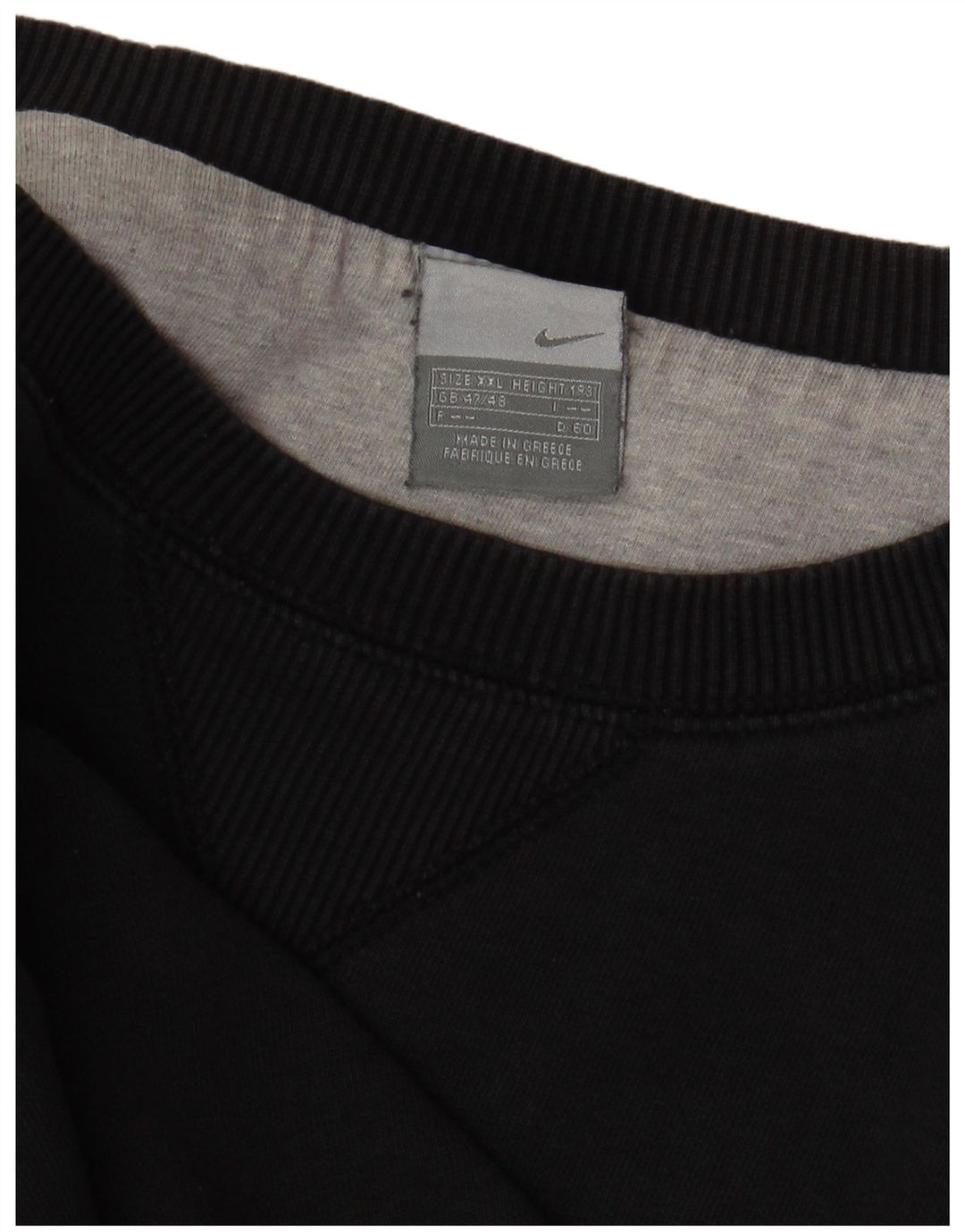 NIKE Masculino Suéter Jumper UK 47/48 2XL Preto