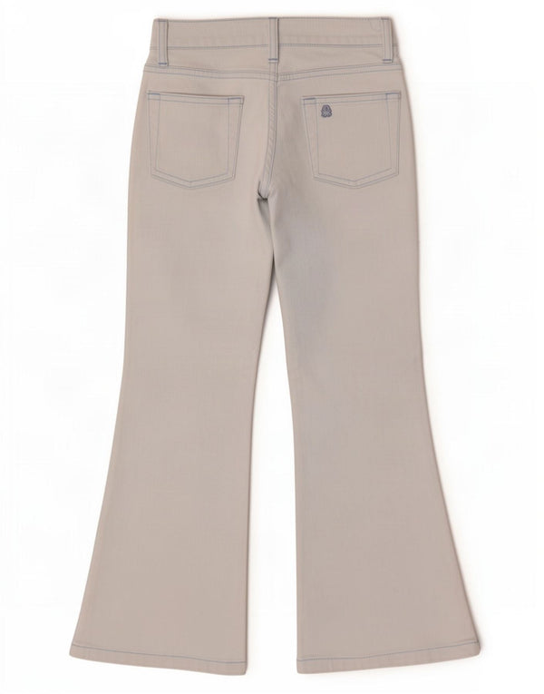 Benetton Jeans Flared Meninas 7-8 Anos Médio W24 L24 Azul Algodão