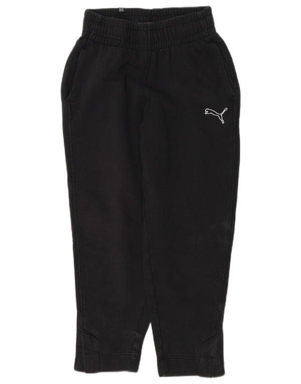 Calça de treino feminina PUMA Joggers UK 4 XS algodão preto
