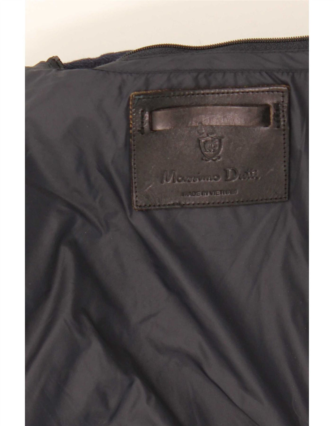 Jaqueta blazer masculina Massimo Dutti com 4 botões Reino Unido 42 XL lã azul marinho