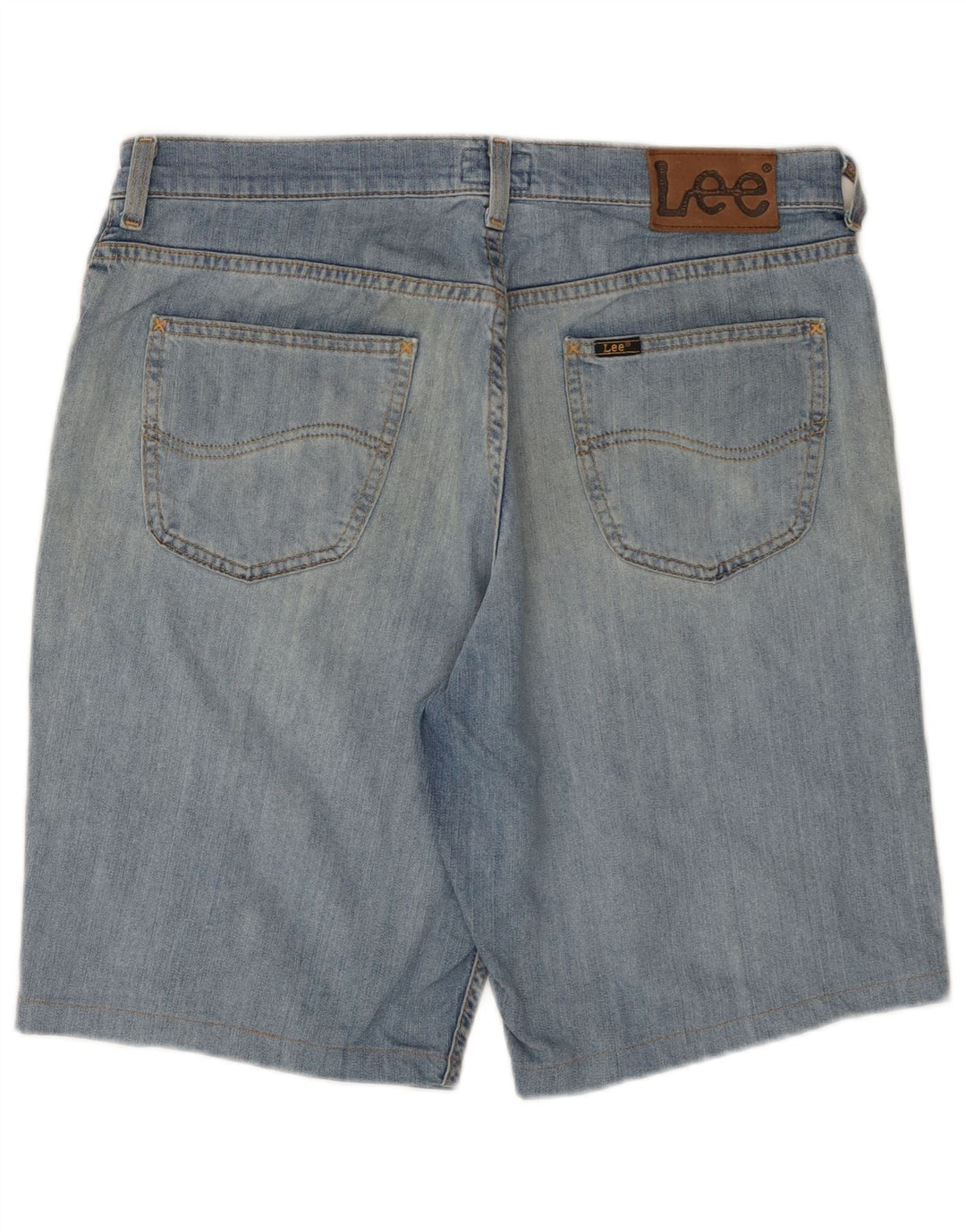 Shorts jeans masculinos LEE Brooklyn W36 grande algodão azul