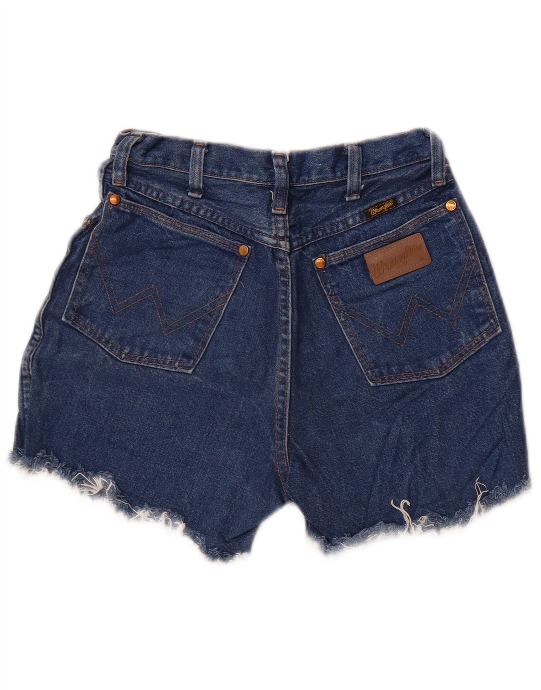 Shorts jeans Wrangler feminino de cintura alta W22 2XS azul