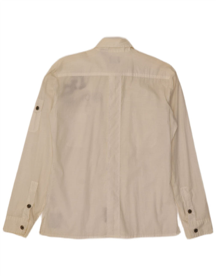 Camisa gráfica masculina G-Star grande algodão branco