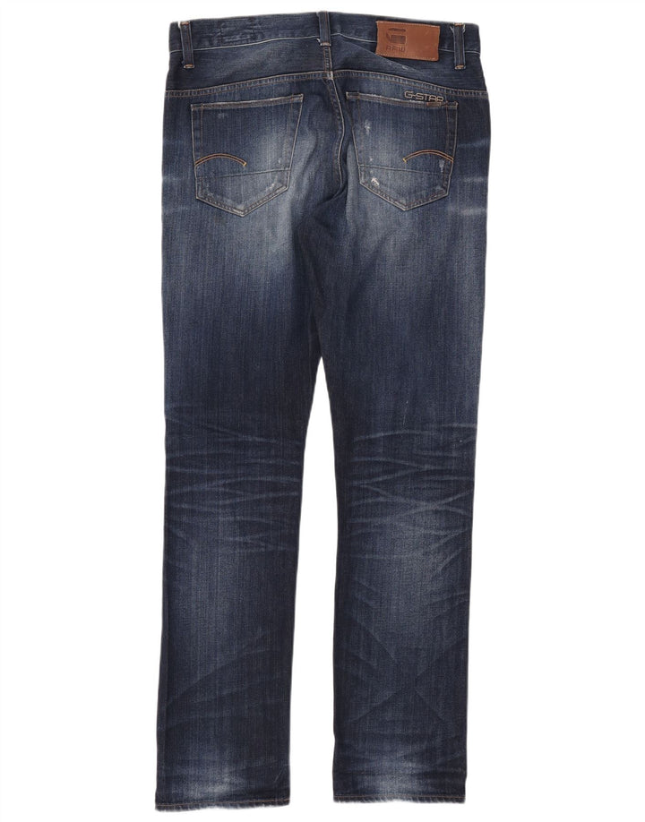 G-Star Masculino Slim Jeans W34 L34 Azul Algodão