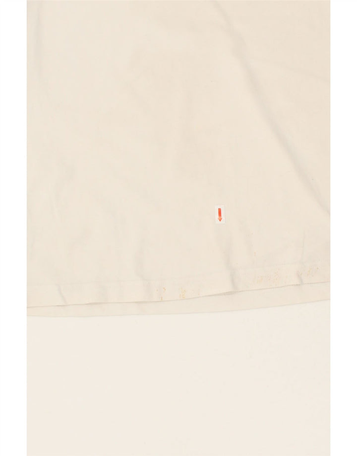 REEBOK Womens T-Shirt Top UK 16/18 Large White Cotton Vintage Reebok and Second-Hand Reebok from Messina Hembry 