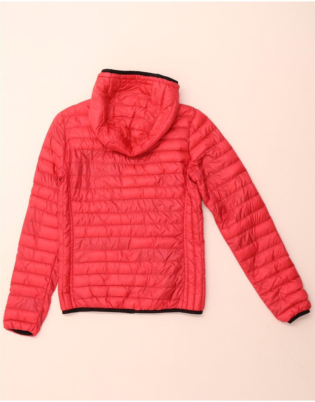Jaqueta acolchoada com capuz feminina SUPERDRY UK 10 pequena rosa