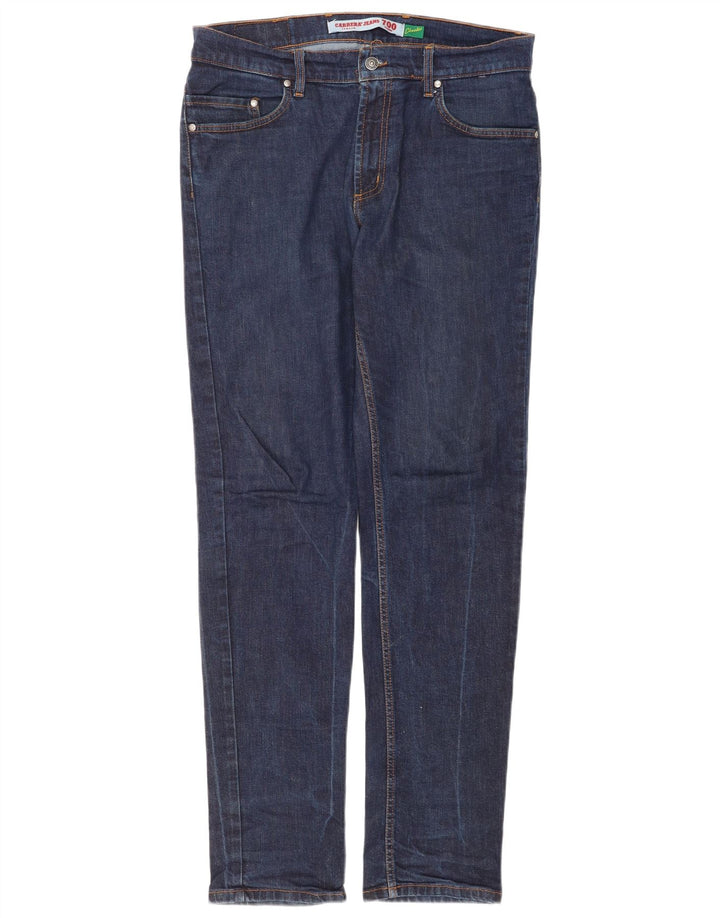 Carrera Masculino 700 Straight Jeans IT 48 Médio W33 L33 Azul Marinho Algodão
