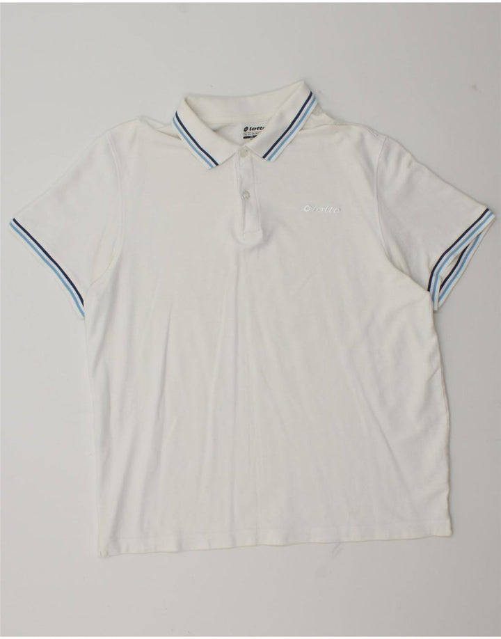 Camisa polo masculina Lotto 2XL branca